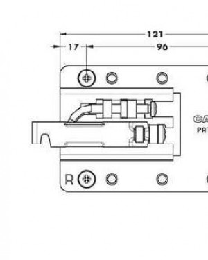 Навіска меблева Camar 807 XL ліва Навіска меблева Camar 807 XL ліва