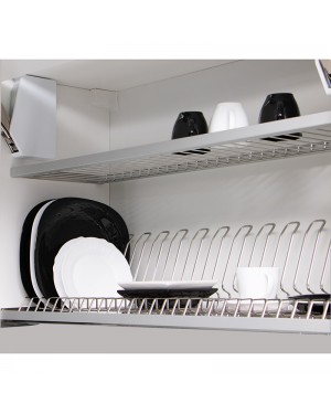 Сушка Elite 2-х ярусна 800/757х260х55 мм хром + піддон (пласт.)