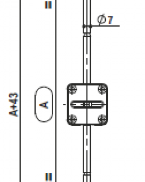 Вирівнювачі О.М.М серії 101, L=2248 мм 050104