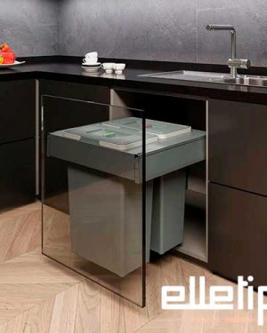 SQUARE 2.0комплект з 2-х вбудованих контейнерів,2 х 24 л