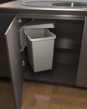 Відро для сміття SWING 2.0 поворотне з автомат. відкриванням  (340х260хh360 мм), 18 л 088093