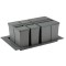 Набір контейнерів 9XL для секції 800-700  мм h 277 мм, 26+11+11 л