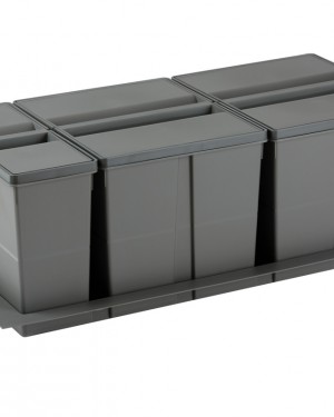 Набір контейнерів 9XL для секції 900 мм h 277 мм, 26+11+26 л